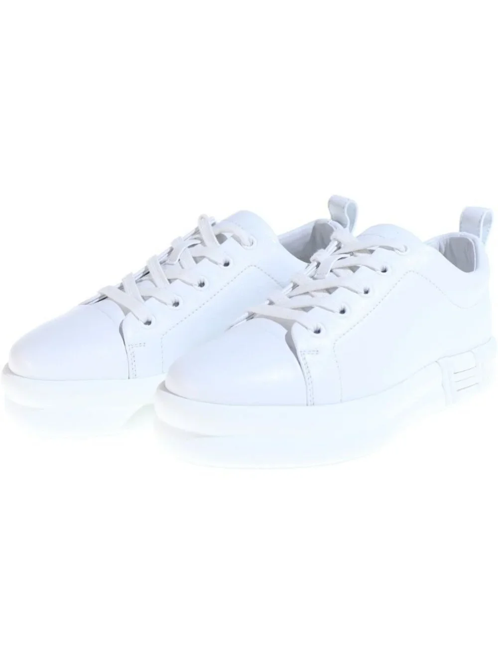Hermes Happy Low Top Sneakers White Leather